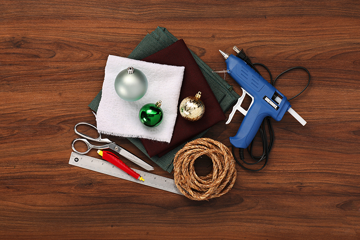 materials to make DIY ornaments
